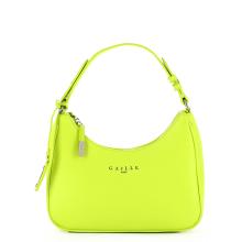 Gaëlle Hob Bag in similpelle liscia Verde Cedro - 1