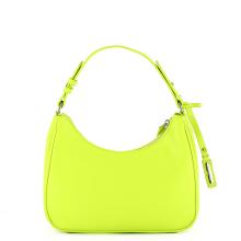 Gaëlle Hob Bag in similpelle liscia Verde Cedro - 3