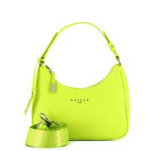 Gaëlle Hob Bag in similpelle liscia Verde Cedro - 4