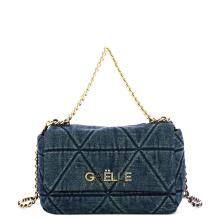Gaëlle Borsa a spalla Maxi Denim Matelassé Blue - 1