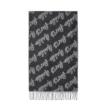 Gaëlle Sciarpa Fantasia Allover Nero Off White - 1