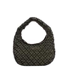 Gaëlle Maxi Hobo bag Denim Plissé Nero - 1