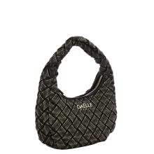 Gaëlle Maxi Hobo bag Denim Plissé Nero - 2