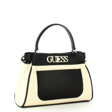 Guess Mini Borsa a mano Uptown Chic Black Canvas - 2