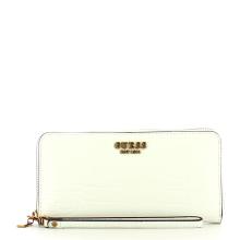 Guess Portafoglio Laurel Cocco Zip Around White - 1