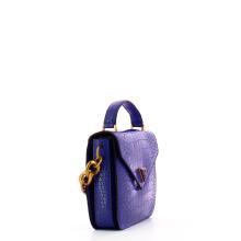 Guess Mini Borsa a mano Retour stampa cocco Violet - 2