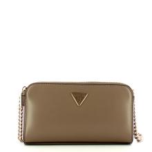 Guess Tracolla doppia zip Daryna Dark Taupe - 1