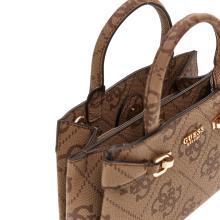 Guess Borsa a mano Mini Lorelei Latte Logo - 4