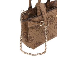 Guess Borsa a mano Mini Lorelei Latte Logo - 5