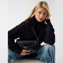 Guess Borsa a spalla Dea vernice Black - 5