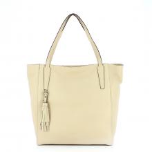Iuntoo Shopper in pelle Armonia Sabbia - 