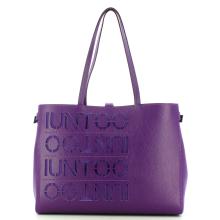 Iuntoo Shopper Media Graziosa con logo Nero - 1