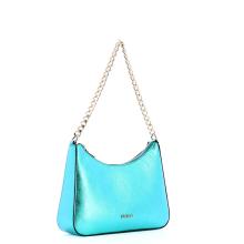 Iuntoo Borsa a spalla Media Eleganza Metallic Acqua - 2