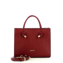 Iuntoo Borsa a mano Piccola Nodo Armonia Bordeaux - 4