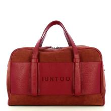 Iuntoo Bauletto Grande Camoscio Bordeaux - 1