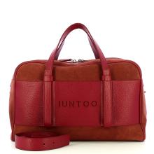 Iuntoo Bauletto Grande Camoscio Bordeaux - 4