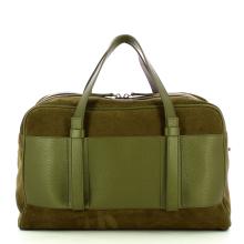 Iuntoo Bauletto Grande Camoscio Verde - 3