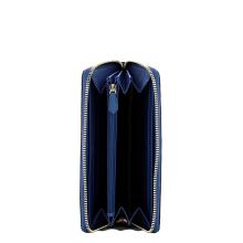 Iuntoo Portafoglio con zip Grande Armonia Bluette - 3