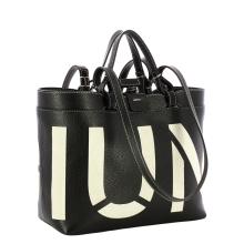 Iuntoo Shopping Sibilla Piccola Logo Nero+Panna - 2