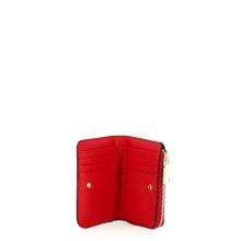 Iuntoo Portafoglio Medio con zip Armonia Rosso - 3