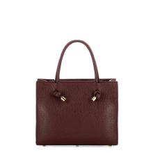 Iuntoo Borsa a mano Piccola Nodo Armonia Bordeaux - 3