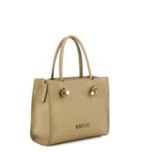 Iuntoo Borsa a mano Piccola Nodo Armonia Grigio Fossile - 2