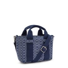 Kipling Borsa a mano Ritta Mini Signature Denim - 3