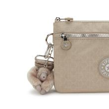 Kipling Tracolla Riri Zip Glorious Beige Silver - 6