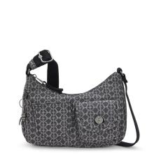 Kipling Tracolla Kenda Grey Denim Jacquard - 1