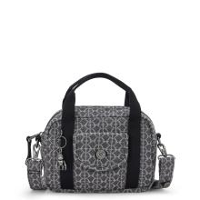 Kipling Borsa a mano Kazia Grey Denim Jaquard - 1
