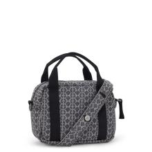 Kipling Borsa a mano Kazia Grey Denim Jaquard - 3
