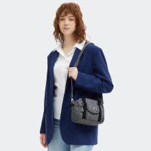 Kipling Borsa a mano Kazia Grey Denim Jaquard - 6