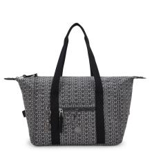 Kipling Borsa a spalla Casual Art Grey Denim Jacquard - 1