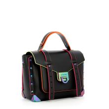 Michael Kors Manhattan Contrast-Trim Medium Satchel - 2