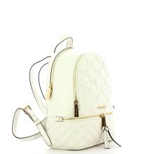 Michael Kors Zaino Rhea Medium Optic White Logo Embossed - 2