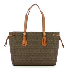 Michael Kors Borsa a spalla Voyager Medium logata Brown - 3
