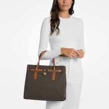 Michael Kors Borsa a mano Hamilton Moderne Large Brown Acorn - 3