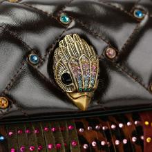 Kurt Geiger Tracollina Mini Kensington Fringe Brown - 5