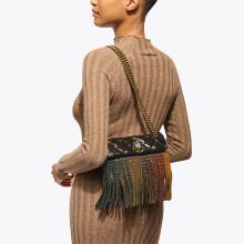 Kurt Geiger Tracollina Mini Kensington Fringe Brown - 6