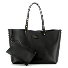 La Carrie Shopper Rose con borchie - 4