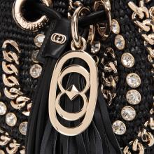 La Carrie Borsa a secchiello Mirror Black - 4