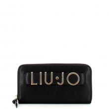 Liu Jo Portafoglio Grande Zip Aorund con fascia logata - 1