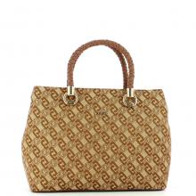 Liu Jo Borsa a mano Large logata con manici intrecciati - 1