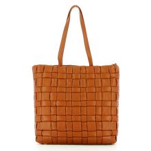 Liu Jo Shopping Bag intrecciata ecosostenibile Caramello - 3