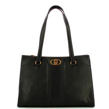 Liu Jo Shoppig Bag Ecosostenibile con logo Nero - 1