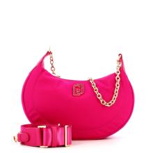 Liu Jo Borsa a spalla Ecosostenibile in Nylon Dark Fuxia - 4