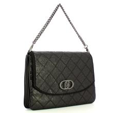 Liu Jo Borsa a mano piatta con paillettes Black - 2