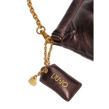 Liu Jo Pochette Glossy con strass Brown Stone Met. - 6
