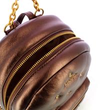 Liu Jo Zainetto Glossy con strass Brown Stone Met. - 4