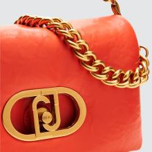 Liu Jo LaPuffy small Pumpkin Shoulder Bag - 5